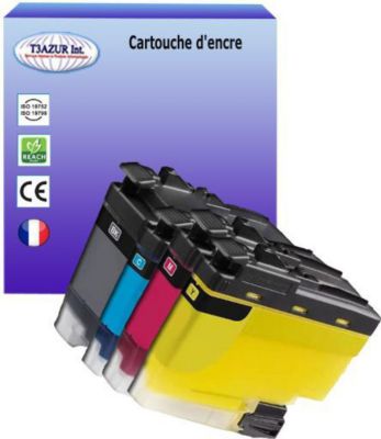 Cartouche d'encre T3AZUR remplace Brother LC424 (pack 4)