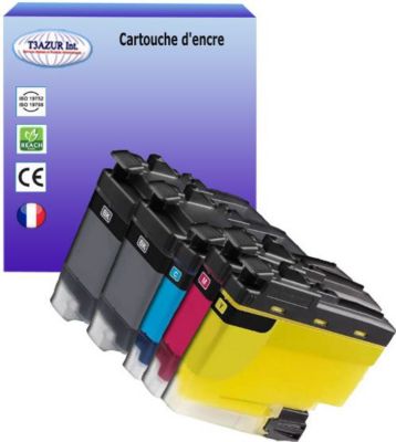  T3AZUR remplace Brother LC424 (pack 5) T3AZUR remplace Brother LC424 (pack 5)