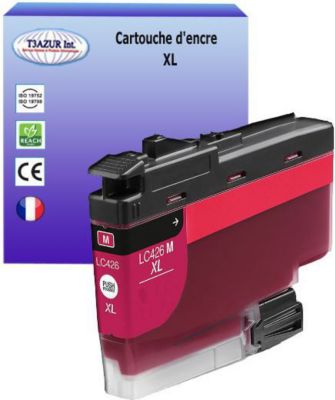 Cartouche d'encre T3AZUR remplace Brother LC426 XL Magenta