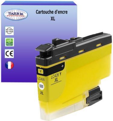 Cartouche d'encre T3AZUR remplace Brother LC426 XL Jaune