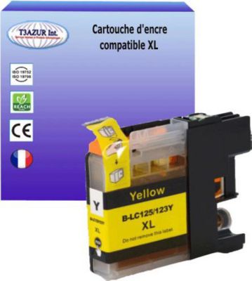 Cartouche d'encre T3AZUR remplace Brother LC223 XL Jaune Cartouche d'encre T3AZUR remplace Brother LC223 XL Jaune