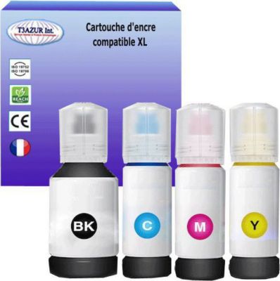 Cartouche d'encre T3AZUR remplace Epson 102 (pack 4)