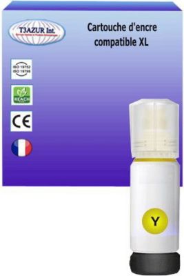 Cartouche d'encre T3AZUR remplace Epson ET4856, 102 Jaune