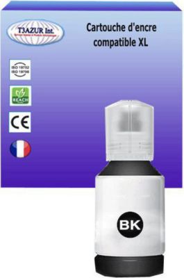 Cartouche d'encre T3AZUR remplace Epson ET3850, 102 Noire
