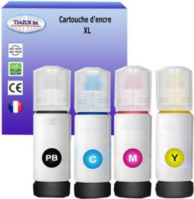 Cartouche d'encre T3AZUR remplace Epson ET-5170, 113 (pack 4)