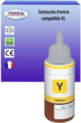 Cartouche d'encre T3AZUR remplace Epson Ecotank T6734 Jaune