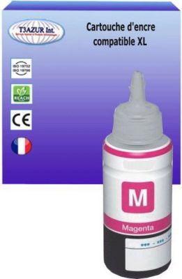 Cartouche d'encre T3AZUR remplace Epson Ecotank T6733 Magenta