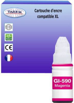 Cartouche d'encre T3AZUR remplace Canon Ecotank GI590 Magenta