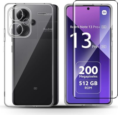 Protège écran XEPTIO Redmi Note 13 Pro Plus 5G tpu et vitre