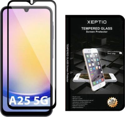Protège écran XEPTIO Samsung Galaxy A25 5G vitre noir