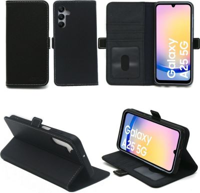 Housse XEPTIO Samsung Galaxy A25 5G pochette noire