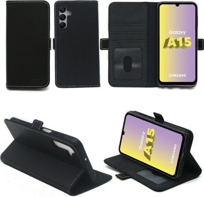 Housse XEPTIO Samsung Galaxy A15 5G Etui noir