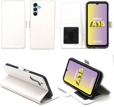 Housse XEPTIO Samsung Galaxy A15 5G Etui blanc