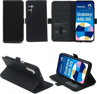 Housse XEPTIO Samsung Galaxy A55 5G protection noire