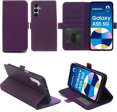 Housse XEPTIO Samsung Galaxy A55 5G protection violet