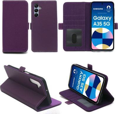 Housse XEPTIO Samsung Galaxy A35 5G Etui violet