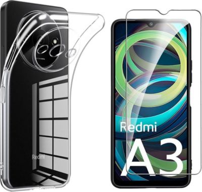 Protège écran XEPTIO Xiaomi Redmi A3 tpu et vitre Protège écran XEPTIO Xiaomi Redmi A3 tpu et vitre