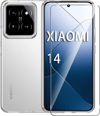 Protège écran XEPTIO Xiaomi 14 5G vitre noir Protège écran XEPTIO Xiaomi 14 5G vitre noir