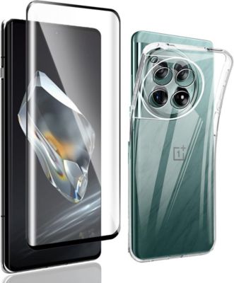 Protège écran XEPTIO Oneplus 12 5G coque et full noir
