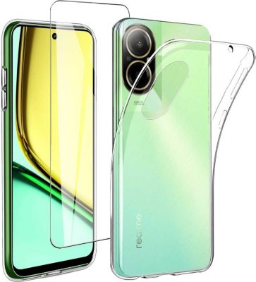 Protège écran XEPTIO Realme C67 4G coque et vitre