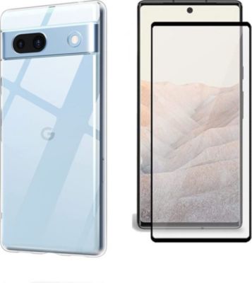 Protège écran XEPTIO Google Pixel 8a 5G coque et full noir