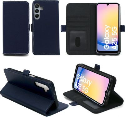 Housse XEPTIO Samsung Galaxy A05s pochette bleue