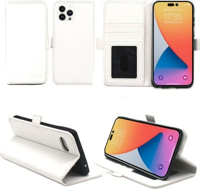 Housse XEPTIO Apple iPhone 16 Pro pochette blanc Housse XEPTIO Apple iPhone 16 Pro pochette blanc
