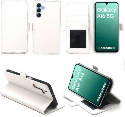 Housse XEPTIO Samsung Galaxy A16 5G pochette blanc
