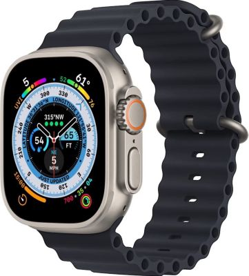 Bracelet XEPTIO Apple Watch Ultra bracelet noir