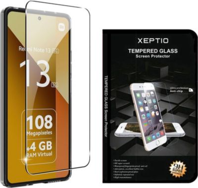 Protège écran XEPTIO Xiaomi Redmi Note 14 5G vitre noir