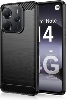 Coque XEPTIO Xiaomi Redmi Note 14 4G coque noire Coque XEPTIO Xiaomi Redmi Note 14 4G coque noire