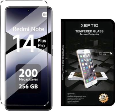 Protège écran XEPTIO Redmi Note 14 Pro+ 5G vitre noir