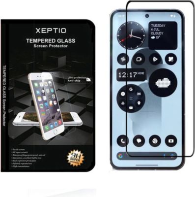 Protège écran XEPTIO Nothing Phone 3A Pro 5G vitre noir