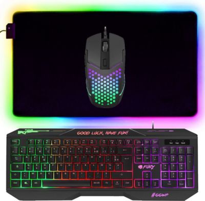 Pack clavier et souris gamer GENERIQUE Pack Gamer Battle Royale 3 en 1 Clavier