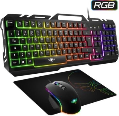 Pack clavier et souris gamer SPIRIT OF GAMER Clavier + Souris MK5 Ultimate Series Spi