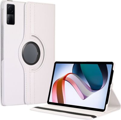 housse_xeptio_xiaomi_redmi_pad_2_4g_rotatif_blanc