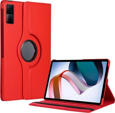 Housse XEPTIO Xiaomi Redmi Pad 2 4G rotatif rouge Housse XEPTIO Xiaomi Redmi Pad 2 4G rotatif rouge