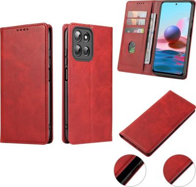 Housse XEPTIO Motorola Moto G86 pochette rouge