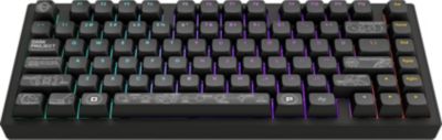 Clavier gamer sans fil DARK PROJECT ALU Terra Nova Black Clavier sans Fil