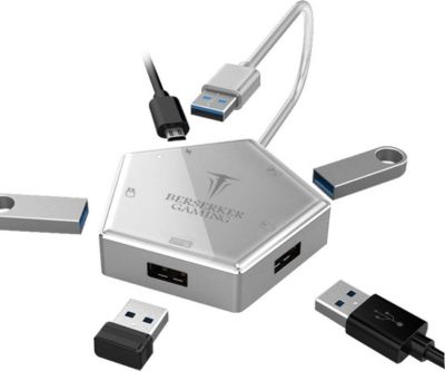 Accessoire manette BERSERKER Convertisseur Gaming 4 Ports USB 3.0 pou