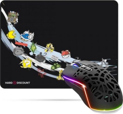 Souris Gamer Filaire GENERIQUE Kit Souris Gamer GTA 270 RGB et Tapis de