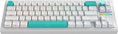 Clavier gamer sans fil NUBI Nubi NK68 PRO Blanc Sans fil ANSI US