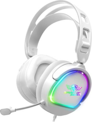Casque gamer SPIRIT OF GAMER Casque Gaming PRO-H6 Blanc ARTIC RGB Spi