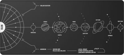 Tapis de souris DARK PROJECT Dark Project, Terra Nova Black, XL