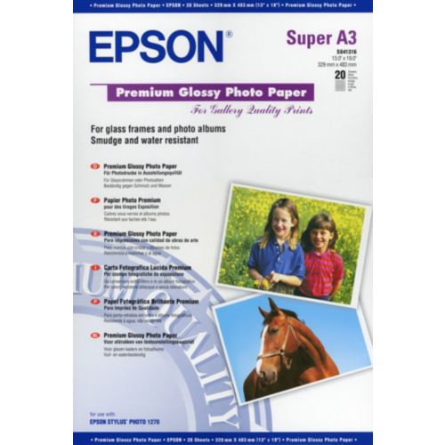Papier photo EPSON A3+ - 20f- 255g/m²