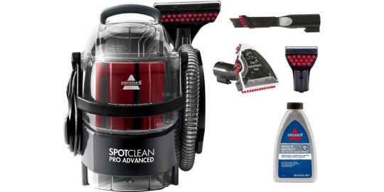 Bissell SpotClean Pro Advance 1558D : aspiration 750W et nettoyage textile