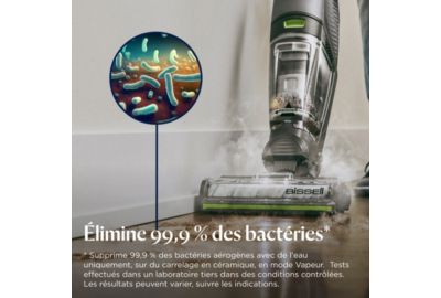 Nettoyeur Bissell CrossWave HydroSteam Pet Pro