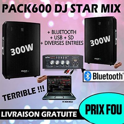 SONO DJ PACK 600 - Prix Fous IBIZA SOUND pas cher - Sound Discount