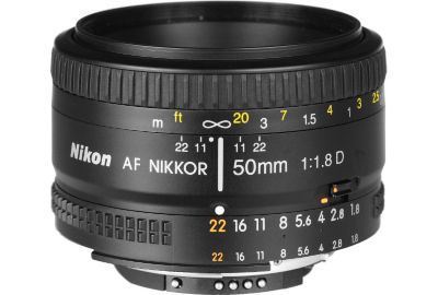 Objectif pour Reflex NIKON AF 50mm f/1.8D Nikkor