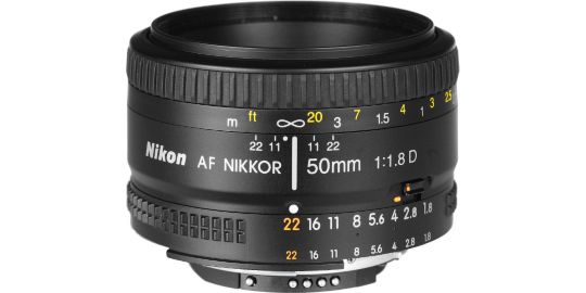 Objectif pour Reflex NIKON AF 50mm f/1.8D Nikkor